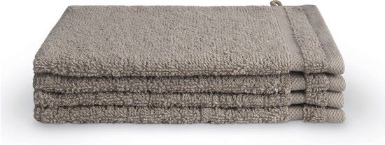Byrklund Handdoeken set - Bath Basics - 4-delig - 16x21 cm - 100% katoen - Taupe