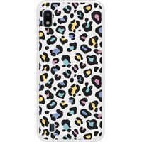 Samsung Galaxy A10 Leopard colore Verstevigd hoesje met sublimatie bedrukking