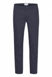 Casual Friday Rekbare katoenen broek Viggo donkere marine W36 X L32