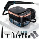 OEM Stoomreiniger, handapparaat, 2500 W, 4 bar, 1,25 liter tank, 13-delig