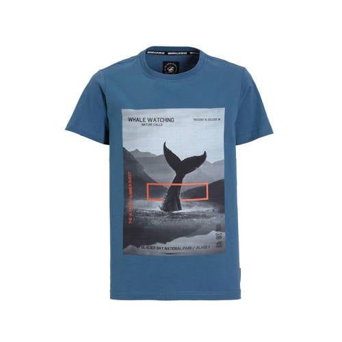Me & My Monkey T-shirt blauw