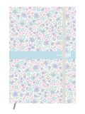Oxford Flowers Schoolagenda, motief 2017-2018, 1 dag per pagina, 352 pagina's, 12 x 18 cm, wit