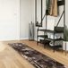 vidaXL - Runner Rug - MARSA - Zwart en Wit - 50 x 300 cm - Polyester en PVC