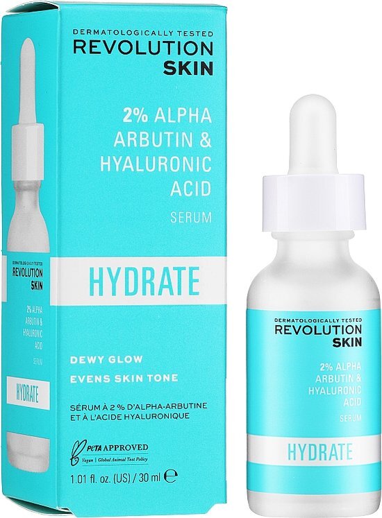 Hydrating 2% Alpha Arbutin &amp; Hyaluronic Acid Serum 30ml