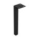 3E 3xE living.com Pied de meuble, métal, noir, hauteur 15 cm, dimensions 6 x 1,9 cm