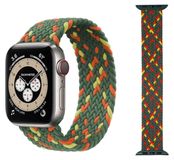 Wigento Apple Watch Series 1 + 2 Ultra 49mm, 9 / 8 / 7 45 / 6 SE 5 4 44 / 3 2 1 42mm - Vervangende nylon horlogeband