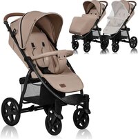 Lionelo Annet Plus 2 in 1 Kinderwagen - Beige - Tot 22 kg - Vanaf 0 Maanden