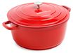 Fonte Casserole avec Couvercle pour Induction