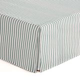 Afdekking voor boxspringbedden, 160 x 190/200 cm, bedframe, 160 cm, gestreept, water
