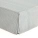 Afdekking voor boxspringbedden, 160 x 190/200 cm, bedframe, 160 cm, gestreept, water
