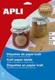 Agipa Permanente Kraftetiketten 210,0 x 297,0 mm 10 vellen