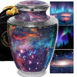 Galaxy Crematie Urnen voor Ashes Adult Medium, Small & Large Crematie Urnen voor Ashes Volwassen Galaxy Urn voor Begrafenis, Begrafenis of Thuis