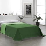 Martina Home Boutí Omkeerbaar sprei, 100% polyester, olijfgroen, bed 150 cm