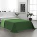 Martina Home Boutí Omkeerbaar sprei, 100% polyester, olijfgroen, bed 150 cm