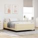 Maison Exclusive - Boxspringbed, crème, 140 x 200 cm, rembourré