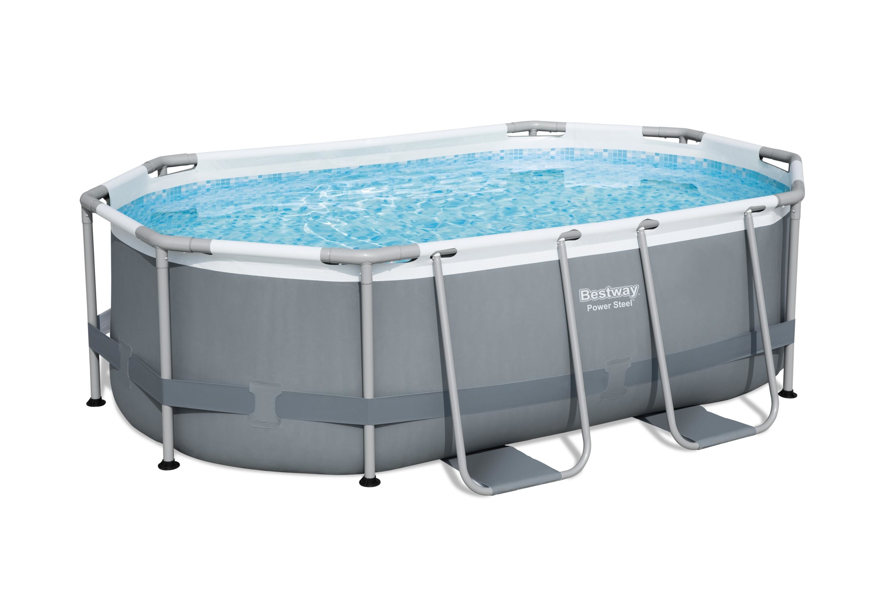 Bestway Power Steel Oval Pool Set 10' x 6'7" x 33" - 5614A
