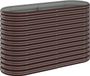 vidaXL Jardinière 114x40x68 cm acier galvanisé marron