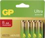 Piles alcalines GP GP Ultra AA (LR6), 8 pièces