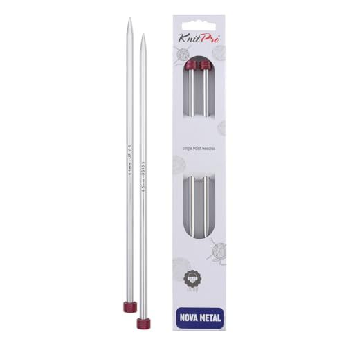 KnitPro Nova enkele puntige naalden 16" (40cm) | 6.50mm