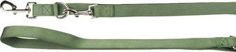 Hond Flamingo Hondenriem – trainingslijn hond – Ziggi Kaki – 200cm x 2,5cm – nylon – 3-voudig verstelbaar – handsfree mogelijk