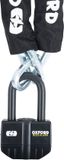 Oxford ART-4 Kettingslot met Alarm - 2,0 Meter lang - ART-4 gekeurd - Motorslot - Scooterslot - Fatbike - Schijfremslot met Alarm met 12mm dikke ketting