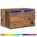 vidaXL Wandkastje voor Bed Oudhout 50 x 36 x 30 cm Bewerkt hout
