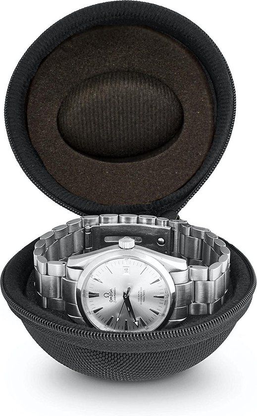 Membeli Horloge Etui - Horloge Doos - Voor 1 Horloge - Zwart