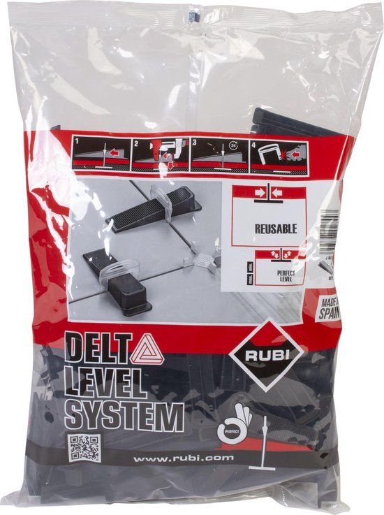 Delta Leveling Systeem Clips 11-20 mm 1.5 mm (100 Stuks)