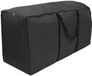 Merkloos Opbergtas Tuinkussens - Kussenhoes Tuinmeubelen - Opbergen Buitenmeubilair - Waterdicht Polyester Materiaal - 173x76x51cm - Zwart