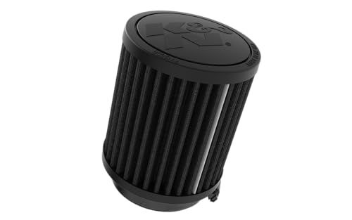 K&N Dryflow Air Filter - Round - 62mm Connection - Black
