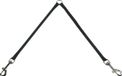 FLAMINGO Nylon Koppelstuk 50cm 20mm - Zwart