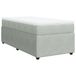 vidaXL Boxspringbed met matras, fluweel, lichtgrijs, 90x190 cm