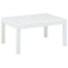 vidaXL Tuintafel 78x55x38 cm Kunststof Wit