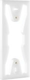 Telegärtner Elektronik DoorLine 151035 Cadre en saillie pour DoorLine Slim Dect ou DoorLine Slim, plastique POM, blanc