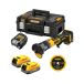 DeWALT DCG430E2T-QW 18V XR Accu Doorslijpmachine Set ( 2x Powerstack 1.7Ah Accu + Lader) - 76mm