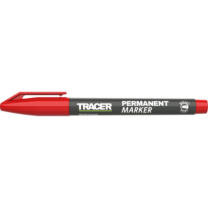 TRACER diepgatmarkeerstift Rood
