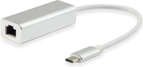 Equip 133454 USB-C Ethernet Adapter - 1000 Mbit/s - Silver