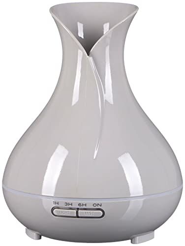 SIXTOL Vulcan Aroma Diffuser lichtgrijs hout 350 ml