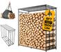 VEVOR Houtrek 3/8 Cord Houtrek 1855x715x1850mm, Noir
