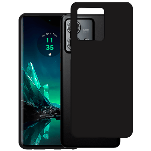 Just in Case TPU Back Cover Zwart Motorola Edge 40 Neo