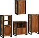 Maison Exclusive - Ensemble de mobilier de salle de bain 4 pcs Bois massif recyclé