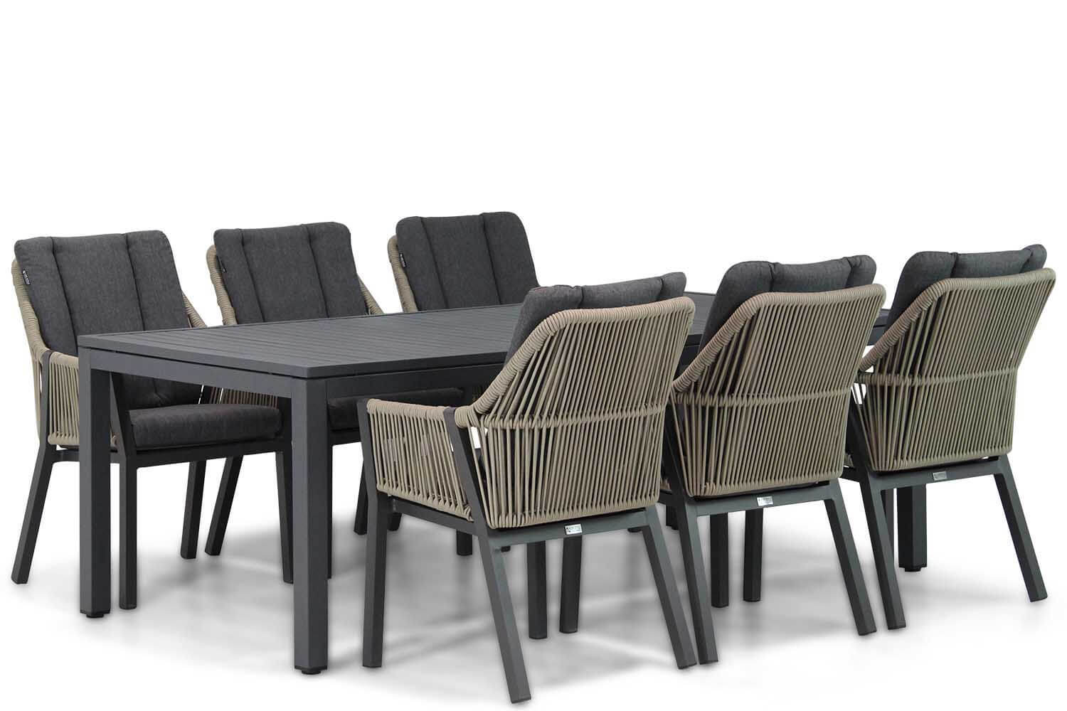 Lifestyle Garden Furniture Lifestyle Verona/Concept 220 cm dining tuinset 7-delig