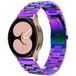 Strap-it Samsung Bracelet acier Galaxy Watch 4 40mm (arc-en-ciel)