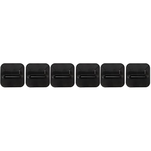 Gatuida 6 stuks houder kunststof zwart afvoer laptop thuis niet wigvormig ergonomisch voor computer inklapbaar houder kantoorstandaard houder riser smartphones