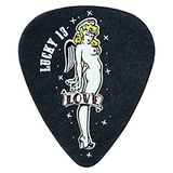 L09R1.0 Dunlop Lucky 13 Series II – #9 Love Girl – Zwart – 1.00 mm – 36 stuks