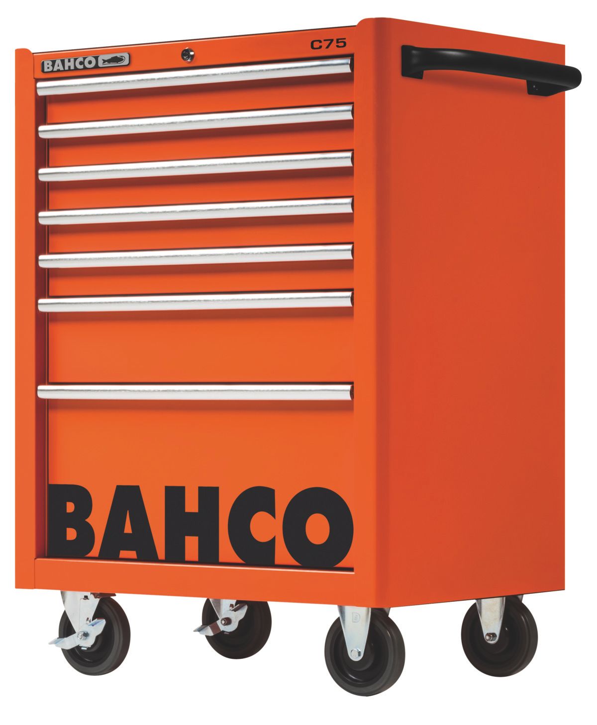 Bahco Gereedschapswagen 'classic' C75 26" met 7 lades | rood | 986 mm x 501 mm x 763 mm - 1475K7RED