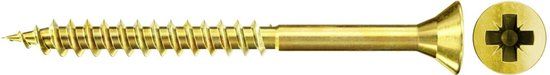 Fischer 551235 Houtschroef Verzonken kop 6 mm 60 mm Geel 200 stuk(s)
