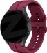 Bandz siliconen band 'Extreme' geschikt voor Samsung Galaxy Watch 7 (40 & 44mm) / Galaxy Watch 6 (Classic) / 5 40mm & 44mm / 5 Pro / Watch 4 (Classic) / Watch FE - Siliconen smartwatch bandje met gespsluiting - wijnrood