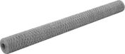 vidaXL Kippengaas 25x1,5 m gegalvaniseerd staal zilverkleurig