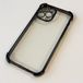 Ceezs TPU Shock Case met Camerabescherming – Geschikt voor iPhone 14 Pro – Zwart